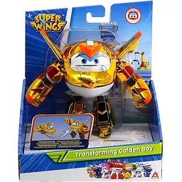 Ігрова фігурка-трансформер Super Wings Transforming Золотий Хлопчик (EU750231) - мініатюра 3