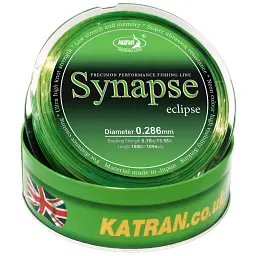 Волосінь Katran Synapse Eclipse 1000 м (neon/black) 0.286 мм 13.55 lb - мініатюра 2