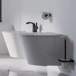 Тримач для туалетного паперу Omnires Darling black (DA70510BL) - мініатюра 2
