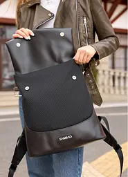 Жіночий рюкзак Sambag Rene Option чорний 37 х 31 х 14 см (27200301) - мініатюра 4