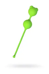 Вагінальні кульки A-Toys Pleasure Balls, 16.4 см, зелений
