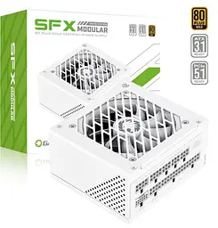 Блок живлення GameMax GS-650G SFX 650W White (GS-650G White) - мініатюра 10