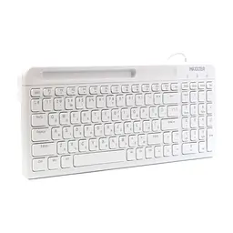 Клавіатура Maxxter KB-01W-UA USB White (KB-01W-UA) - мініатюра 3