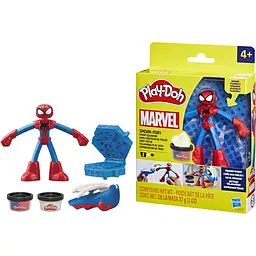 Набір для творчості з масою для ліплення Hasbro Play-Doh Marvel Spiderman Thwip Squisher (F9829_G0058) - мініатюра 2