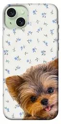 TPU чохол Demsky Cute Yorkie для Apple iPhone 15 Plus (6.7")