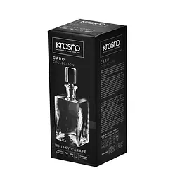 Графин для віскі Krosno Caro, скло, 750 мл (791203) - мініатюра 4
