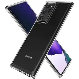 Оригінальний чохол Spigen Ultra Hybrid для Samsung Galaxy Note 20 Ultra (6.9") Crystal Clear (ACS01393) - мініатюра 5