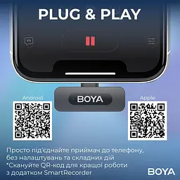 Мікрофон Boya BY-V30 Type-C Black (BY-V30) - мініатюра 5