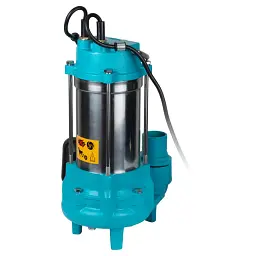 Насос каналізаційний 0.75кВт Hmax 12м Qmax 225л/хв з ножем (нерж) AQUATICA (773432) - мініатюра 5