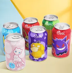Газований напій Qdol Pokemon Strawberry Gengar 330мл - мініатюра 6