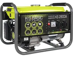 Генератор бензиновий Konner&Sohnen Basic 2.5/2.8 кВт KSB 2800A - мініатюра 2