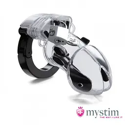 Mystim Pubic Enemy No 1 - Original - Клітка для члена з електростимуляцією, 8.6х5.2 см