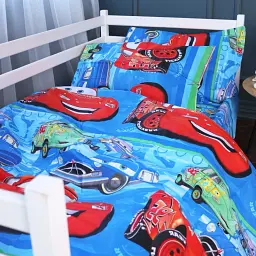 Підковдра MirSon Бязь Kids Time 17-0686 Lightning McQueen 143х210 см червоно-синя (2200010434750) - мініатюра 6