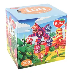 Серветки косметичні Ruta Kids 100 л 2 ш куб