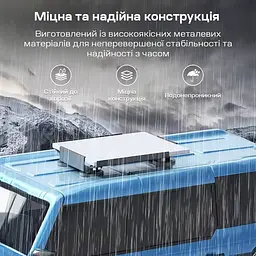 Кронштейн на магнітах E-NET SMM-02 White на дах автомобіля для Starlink Mini (73-00901) - мініатюра 15
