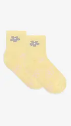 Шкарпетки для дівчинки Very Socks Квіти 110-116 см Жовтий (2000999236532) - мініатюра 2