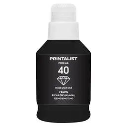Чорнило PRINTALIST GI-40 для Canon G5040/G6040 190г Black пігментне (PL40BP) - мініатюра 6