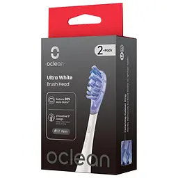Насадка для зубної електрощітки Oclean Ultra Білий UW03 2 шт (6970810556995) - мініатюра 6