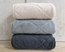 Набір турецьких махрових рушників Cestepe MicroCotton Premium 3 штуки 50x90 Voli 2 щільність 600 г/м2 - мініатюра 3
