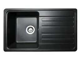 Кухонна мийка Miraggio VERSAL black (0002349) Граніт, Врізна, Чорний
