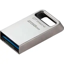 USB флеш-накопичувач Kingston DataTraveler Micro 256GB USB-A 3.2 Gen 1 Metal (DTMC3G2/256GB) [76456]