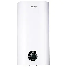 Водонагрівач Mixxus EWH-03050, 50 л, 2 кВт, мокрий ТЕН, вертикальний, прямокутний, білий (WH0014)