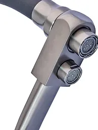 Змішувач для кухні Mixxus на дві води FUL-021 Graphite Refl.Black (MI6115) - мініатюра 3