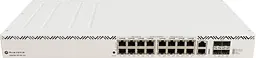 Комутатор Mikrotik CRS320-8P-8B-4S+RM 17х10/100/1000 Мбіт/с, 8x802.3bt PoE-out, 4x10G SFP+, ROS L5,
