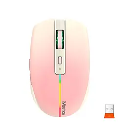 Миша MEETION 2.4 G+Bluetooth Dual Mode gaming mouse BTM002 |1000-1200-1600dpi, 6keys, Type-C Charging, RGB|
