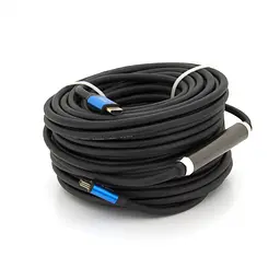 Кабель Merlion HDMI-HDMI 4Kx2K Ultra HD, 30.0m, v2,0, круглий Black - мініатюра 3