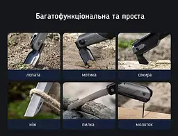 Лопата Nextool Outdoor Thor NE20057 багатофункціональна [101698] - мініатюра 7