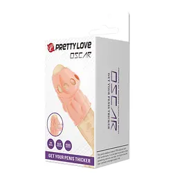 Насадка на пеніс PRETTY LOVE - OSCAR, GET YOUR PENIS THICKER, TPR PRETTY LOVE BI-026247 100574 - мініатюра 6
