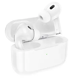 Бездротові навушники Hoco EW49 TWS Bluetooth 5.3 з мікрофоном, бездротовою зарядкою, вакуумні, білі - мініатюра 3