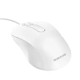 Миша Borofone BG4 біла - мініатюра 3