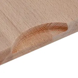 Доска кухонная разделочная деревянная из бука 25х40 см с жёлобом, Wood&Steel Бежевый 84872 - миниатюра 7