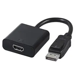 Перехідник Cablexpert DisplayPort-HDMI, 0.1м Black (A-DPM-HDMIF-002)