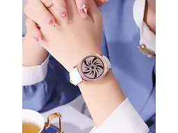 Жіночий наручний годинник 2179WT White Skmei acs0030178 - мініатюра 4