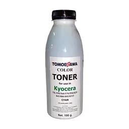 Тонер KYOCERA TK-550/825/865/880/895/8315 100г Cyan Tomoegawa (TG-KM5200C-100)