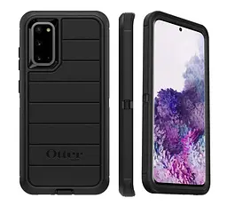 Чохол протиударний із кліпсою-підставкою OtterBox Defender Series Pro 77-64205 для Samsung Galaxy S20 (6.2") Black - мініатюра 6
