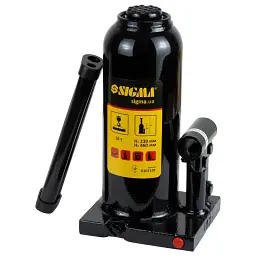 Домкрат Sigma гідравлічний пляшковий 10т, 230-460мм (6101101)
