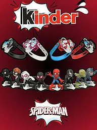 Комплект Кіндер Джой Людина-павук Kinder Joy Marvel Spiderman 10 шт  - мініатюра 3