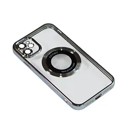 Магнітний чохол XON PhoneCase Magnetic для iPhone 11 (PCMC1111100G 8178) Сірий/Прозорий - мініатюра 3