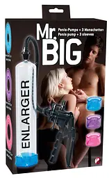 Чоловіча помпа Mr. Big 3 Sleeve System прозора - мініатюра 3