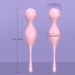 Віброкуля I’MCUM VibraTrainer для тренування м'язів тазового дна Рожевий (IM-KGE206) - мініатюра 7