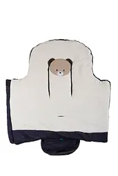 Зимовий конверт Nuvita 9605 Cuccioli Junior Ведмедик, темно-синій з бежевим (NV9605CUCCIOLOJRBLUE) - мініатюра 5