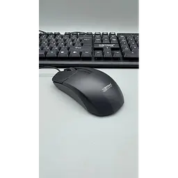 Комплект дротовий XSTRIKE X-1012, клавіатура та миша, USB, мембранна клавіатура, чорний - мініатюра 4
