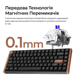 Клавіатура бездротова Keychron K2 HE Magnetic Switch Black RGB (K2H-F1-UA) - мініатюра 9