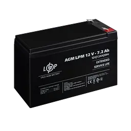 Акумулятор AGM LPM 12V - 7.2 Ah - мініатюра 3