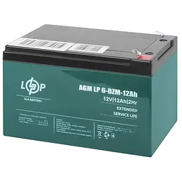 Батарея до ДБЖ LogicPower 12В 12 Ач (6-DZM-12) (3536)