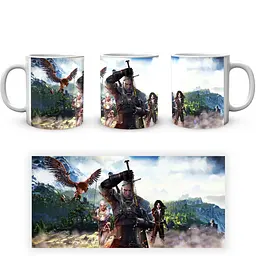 Кухоль GeekLand The Witcher Відьмак Геральт Цірі Єнніфер TW 002.033 330 мл білий - мініатюра 4